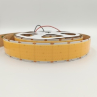 Daya tertinggi 30mm PCB 24V 1200Led/m 40W/m 5 baris Strip COB 3000K 4000K 6000K putih fleksibel lampu Strip COB Led