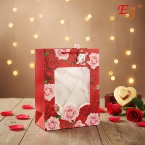 Sacchetto regalo con finestra aperta 10.2 \ "X6 \" X13.3 \ "144 pz/CS forniture per san valentino - Product Image 5