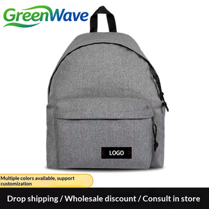 <span class=keywords><strong>Sac</strong></span> <span class=keywords><strong>à</strong></span> <span class=keywords><strong>dos</strong></span> unisexe imperméable <span class=keywords><strong>en</strong></span> tissu Oxford de couleur unie avec logo personnalisé American EK620 <span class=keywords><strong>pour</strong></span> étudiants, voyages décontractés, randonnée, sports de plein air, usage quotidien - Product Image 1