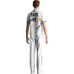 Wholesale Sportswear Bodybuilding Men'S Muscle Team Design Uniforms South Africa Team Jersey Coloured Cricket <b>Shirts</b> - Product Image 6