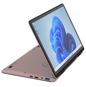<strong>New</strong> Slim Touch Screen Laptop <strong>Computer</strong> Intel N100 Win 11 Pink Laptops Netbook 360 Portable PC for Business Office - Product Image 5