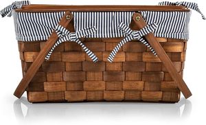 Jy Wicker Lưu Trữ Túi Lạnh Tổ Chức Gấp Dã Ngoại Giỏ Với Chăn Quà Tặng Du Lịch Nắp Ngoài Trời Wicker Dã Ngoại Giỏ - Product Image 2
