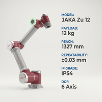Robot Colaborativo JAKA ZU12 para Carga, Inspección, Ensamblaje y Unión de Autopartes