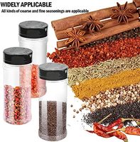 Bouteille shaker en plastique PET de qualité alimentaire écologique de 100 ml, durable, transparente, avec couvercle à clapet, 3 couleurs disponibles