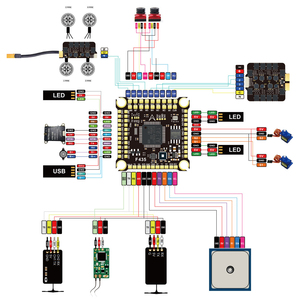 F435 Metal Flight Controller <strong>Module</strong> F4 V3 60A 4in1 ESC DIY RC <strong>FPV</strong> Racing Drone Quadcopters for DIYers - Product Image 4