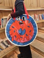Sac de courses portable en polypropylène à motif de dessin animé avec impression couleur personnalisée et logo pour le camping - Vente en gros