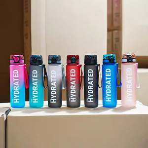 Botella de Agua Deportiva de Plástico de Alta Calidad con Marcador de Tiempo para Estudiantes - Product Image 5