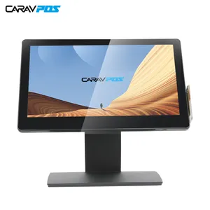 Nieuwe Zwarte 1024X768 Tuur Platte 15 Inch 10 Punten Capacitieve Monitor Touch Screen