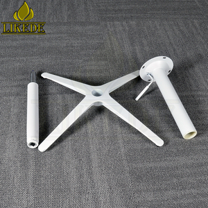 Moderner Aluminium-Drehtischfuß Höhenverstellbar 4-Bein-Tischgestell für Heimbüro-Schreibtisch und Kleintisch - Product Image 5
