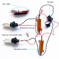 Feux clignotants LED pour voiture 6000K Color Canbus Reverse Tail Lamp 2835 42SMD S25 1156 BA15S BAU15S 7440 T20 3156 T25