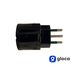 อะแดปเตอร์ปลั๊กโกลก้า ชูโกะ 10A 250VAC สีดำ สำหรับเครื่องใช้ไฟฟ้าในครัวเรือน - Product Image 2