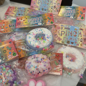 Elonna TPE <b>Squishy</b> Donuts & Cat Paw Squeeze <b>Toy</b>-Soft Handmade for Kids 8-13 Years - Product Image 6