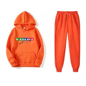 Girls Clothing Sets Wholesale Kids Sweat Suits Children Boys Girls Solid Hooded Pullover Cotton Teens Track Suit Jogger Suits