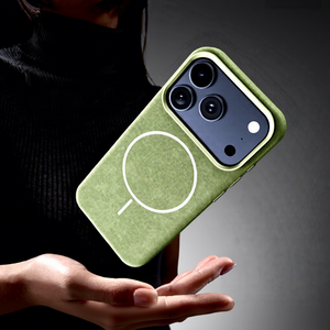 Flannel Fabric Magnetic Full Wrap <b>Camera</b> Protect Lens Protection Anti-Shock Mobile Phone Cases For iPhone 16 Pro Max Shockproof - Product Image 5