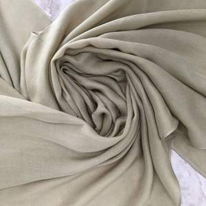 ผ้าพันคอปั่นขอบแคบผ้าเรยอนแบบ2-in-1ระบายอากาศได้ดีสีทึบบางสไตล์ยุโรปอเมริกันดูไบ - Product Image 4