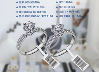 Etiqueta de Anillo RFID UHF Z6313, Etiqueta Antirrobo para Anillos, Gestión de Inventario, Guangdong