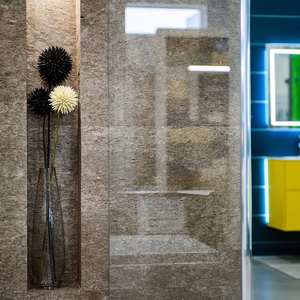 Paneles de Pared de Piedra Natural Dorada, Revestimiento Decorativo Moderno Ecológico con Acabado Texturizado Natural para Interiores - Product Image 3