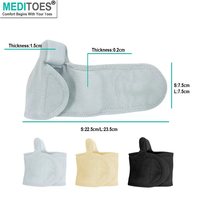 MediFootCare Correcteur d'hallux valgus et de hallux marcheux, Séparateur et redresseur d'orteils, Soulagement de la douleur aux orteils, Support régulateur pour le pied