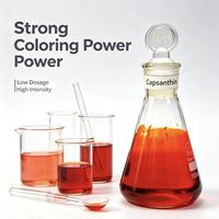Solution colorante liquide de paprika oleorésine et capsaïcine soluble dans l'huile, en fût, facile à pomper pour saucisses et jambons, rapide