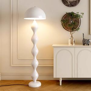 Minimalist Vintage Style Creamy <b>Floor</b> <b>Lamp</b> for Ambient Lighting in Living Room Bedroom Study-Nordic Designer Style for Sofa - Product Image 1