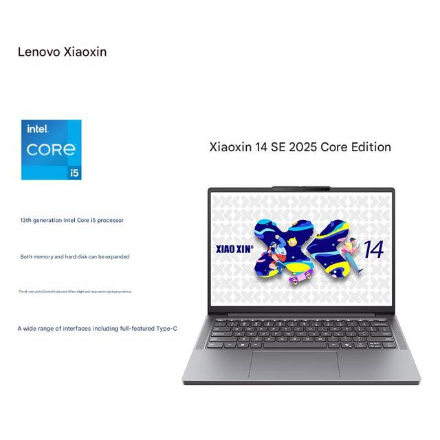 Lenovo Xiaoxin 14SE IdeaPad Slim3 14" I5-13420H /R7-8745HS 14inch LCD 60Hz Screen 16GB+512GB Lightweight Laptop