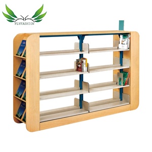 Étagère en métal commerciale, étagère en angle en fer, étagère d'angle pour bibliothèque scolaire, étagère à livres à 6 niveaux et étagère de rangement à vendre - Product Image 6