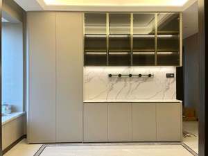 Meuble de rangement moderne pour salon, taille personnalisée, design modulaire, gain de place, montage facile, matériaux écologiques - Product Image 5