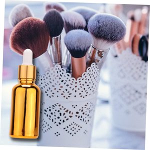 Flacon compte-gouttes de luxe plaqué or 5-100 ml, pot à crème, flacons vaporisateurs de parfum vides de haute qualité pour sérum de soin de la peau et crème pour le visage - Product Image 2
