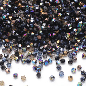 500 unids/bolsa cuentas de bicono de <span class=keywords><strong>cristal</strong></span> cuentas de <span class=keywords><strong>cristal</strong></span> coloridas 2/3mm para DIY ropa collar pulsera accesorios fabricación de joyas - Product Image 3