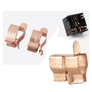 <strong>Brass</strong> Stamping Silver Copper Contact Rivets <strong>Sheet</strong> Metal Fabrication Accessories for Witch Terminal Silver Copper Contacts - Product Image 2
