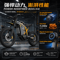 Coswheel R19MAX Enduro Ebike 90KMH 11340W Peak Alloy Frame 19 Inch Tire Four Piston Hydraulic Disc Brake Fastace Shock LED