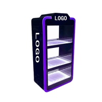 Présentoir à cigarettes verrouillable personnalisé pour vente au détail, étagère en acrylique à led pour tabac à fumer