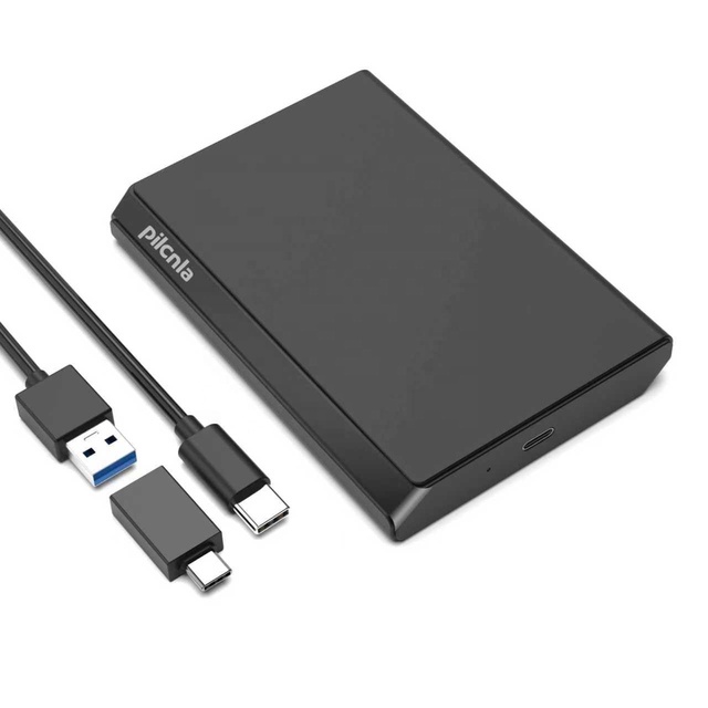 Pilcnla usb3.1 Portable Hard Drive 1TB External Storage for Mobile Phones and Computers, High-Capacity External Mechanical Hard