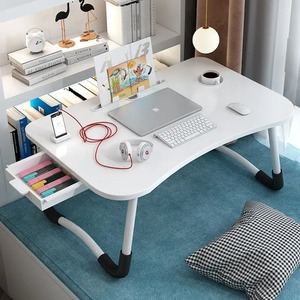 Bandeja <span class=keywords><strong>de</strong></span> Desayuno Ajustable, <span class=keywords><strong>Mesa</strong></span> Portátil para Computadora Portátil con Patas Plegables, Soporte para Computadora Portátil, <span class=keywords><strong>Mesa</strong></span> para Cama, Superficie <span class=keywords><strong>de</strong></span> Madera MDF - Product Image 5