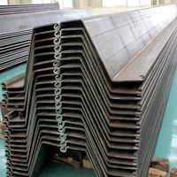 Prix d'usine bas, palplanches en acier de type Z SP-III, murs de soutènement, cloisons, murs de soutènement, palplanches en acier profilé à froid en forme de U