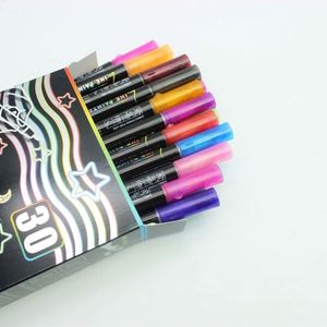 Non-Toxic Double Outline Fabric Set Plastic Diy Custom Shiny Color Marker Pen for <b>Drawing</b> - Product Image 1