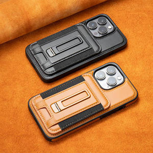 Étui de téléphone en <span class=keywords><strong>cuir</strong></span> de luxe avec porte-carte magnétique détachable pour <span class=keywords><strong>iPhone</strong></span> 15 16 17 <span class=keywords><strong>Pro</strong></span> Max étui arrière en <span class=keywords><strong>cuir</strong></span> portefeuille étuis de téléphone - Product Image 6