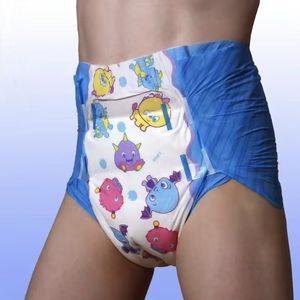 Pannolino per Adulti Ultra-sottile Usa e Getta Morbido ed Economico con Vita Regolabile in <span class=keywords><strong>PVC</strong></span> Tipo Mutandina Facile da Indossare - Product Image 2