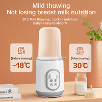 Stérilisateur Électrique à Haute Capacité avec Contrôle de Température CHOC CHICK, Chauffe-Biberon pour Bébé, en PP et Acier Inoxydable, 220V