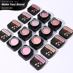 Hanyi Gel de Extensión de Uñas Autonivelante de Bajo Calor Sin HEMA ni TPO, 30ml, 12 Colores, Duración de <span class=keywords><strong>30</strong></span> Días, Gel de Construcción de Uñas OEM - Product Image 2
