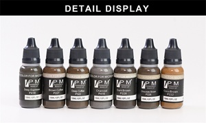 Tinta de <span class=keywords><strong>tatuaje</strong></span> resistente al agua de pigmento de maquillaje permanente de alta calidad al por mayor para arte corporal - Product Image 3