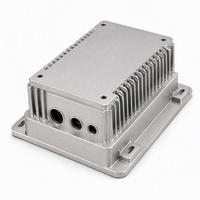 Casing Peralatan Aluminium Industri 6061 Dengan Sirip Pendingin untuk Elektronik Daya dan Rumah Kontrol Motor