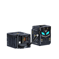 Chargeur mural rapide GaN 35W avec câble Type-C rétractable, protection PD3.0 OVP, multi-ports pour smartphone et tablette