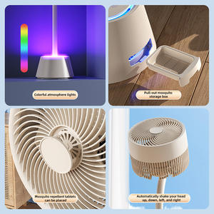 Ventilador de Circulación de Aire con Control Remoto por Voz, Ventilador de Piso con Lámpara Antimosquitos y Aromaterapia - Product Image 6