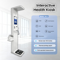 Kiosque de contrôle de santé à monnayeur pour stations de santé communautaires, OEM/ODM, ABS et métal, garantie 5 ans