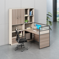 Bureau en bois moderne et simple Bureau à domicile Chambre à coucher Table d'ordinateur en fer Tiroir Petits espaces Utilisation en gros Panneau de meubles en bois