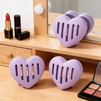 Vente en gros de boîtes de rangement en silicone sculptées de haute qualité, étui de voyage portable, étanche, pour cosmétiques, style européen