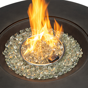 40000BTU Indoor/Outdoor Modern Small Steel and Iron <b>Fire</b> <b>Pit</b> <b>Table</b> Round Propane <b>Gas</b> <b>Fire</b> Bowl for Garden Parties - Product Image 2