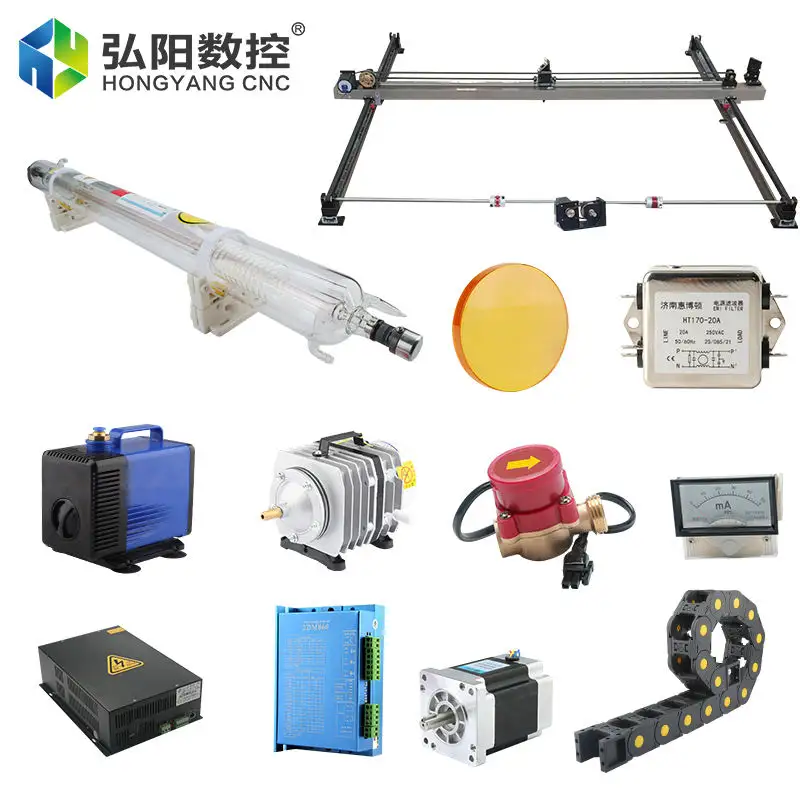 Assemble Diy Laser Cutting Cnc Co2 Ruida Controller Control Kit Machine Spare Parts Accessory Component Part