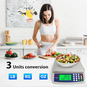 30 किलो/1 ग्राम सब्जी स्केल इलेक्ट्रॉनिक डिजिटल रसोई पैमाने की गणना के लिए वजन संतुलन - Product Image 2